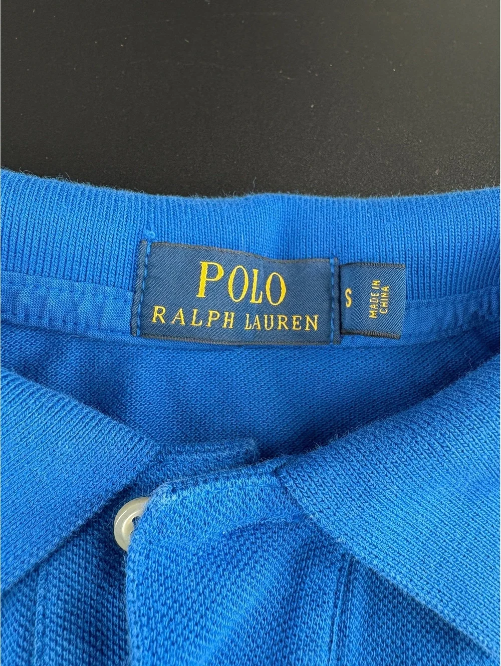 Polo Ralph Lauren Mesh Polo Men's S Blue Mint Ombre Sun-Faded Look